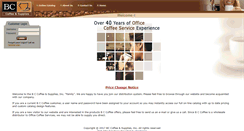 Desktop Screenshot of bc-coffee.com